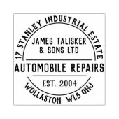 Reparatie Automobielen Rubber Stempel (Afrduk)