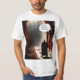 Reparatie behoevend t-shirt