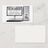 Reparatie computertechnicus visitekaartje (Voorkant / Achterkant)