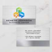 Reparatie Diensten | Hout Metaal Visitekaartje (Voorkant / Achterkant)