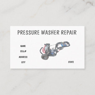 Reparatie Drukreiniger Visitekaartje