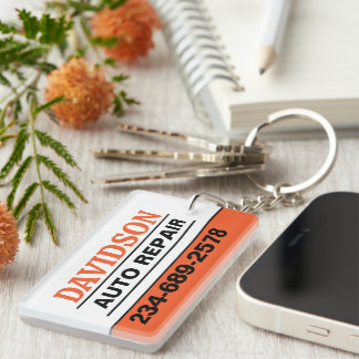 Reparatie en onderhoud auto monteur sleutelhanger