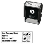 Reparatie en onderhoud van auto's  zelfinktende stempel (In situ)