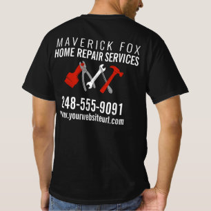 Reparatie en onderhoud van handyman t-shirt