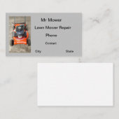 Reparatie grasmaaier visitekaartje (Voorkant / Achterkant)