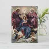 Reparatie Intercessie Heilige Trinity Maagd Mary Bedankkaart (Staand voorkant)