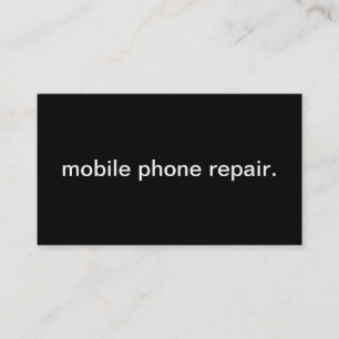 Reparatie mobiele telefoon visitekaartje