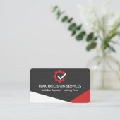 Reparatie monteur QR-code professioneel Visitekaartje (Staand voorkant)