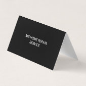 Reparatie thuisservices | Hardwarehulpmiddelen | H Visitekaartje (Achterkant)