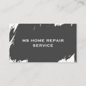 Reparatie thuisservices | Hardwarehulpmiddelen Visitekaartje (Achterkant)