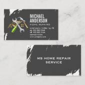 Reparatie thuisservices | Hardwarehulpmiddelen Visitekaartje (Voorkant / Achterkant)
