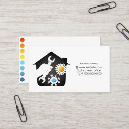 Reparatie van airconditioners voor visitekaartje