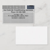 Reparatie van airconditioning visitekaartje (Voorkant / Achterkant)