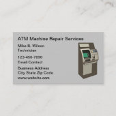 Reparatie van automatische tapeller visitekaartje (Voorkant)