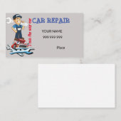 Reparatie van auto's, één kant eenvoudig visitekaartje (Voorkant / Achterkant)