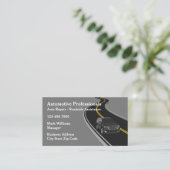 Reparatie van auto's langs de weg visitekaartje (Staand voorkant)