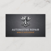 Reparatie van auto's Metaal Visitekaartje (Voorkant)