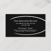 Reparatie van auto's visitekaartje (Voorkant)