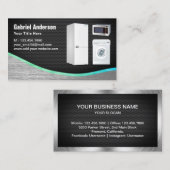 Reparatie van Black Mesh Steel Home Appliances Visitekaartje (Voorkant / Achterkant)