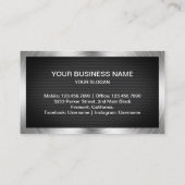 Reparatie van Black Mesh Steel Home Appliances Visitekaartje (Achterkant)