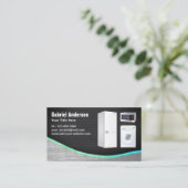 Reparatie van Black Mesh Steel Home Appliances Visitekaartje (Staand voorkant)