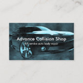 Reparatie van botsingen met auto's visitekaartje (Voorkant)