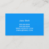 Reparatie van computer, technicus, laptop, Visitek Visitekaartje (Achterkant)