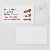 Reparatie van damesschoenen visitekaartje (Voorkant / Achterkant)