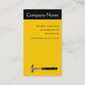 Reparatie van de hamer van Carpenter Visitekaartje (Achterkant)