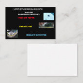 Reparatie van de voorruit en herstel van het kopli visitekaartje (Voorkant / Achterkant)