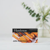 Reparatie van handyman visitekaartje (Staand voorkant)