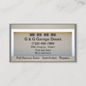 Reparatie van klepdeuren visitekaartje (Voorkant)