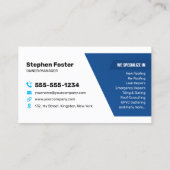 Reparatie van lokale dakbedekking, dakbedekking, g visitekaartje (Achterkant)