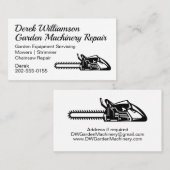 Reparatie van machines en toestellen voor kettingz visitekaartje (Voorkant / Achterkant)