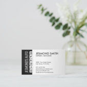 Reparatie van mechanische auto's visitekaartje (Staand voorkant)