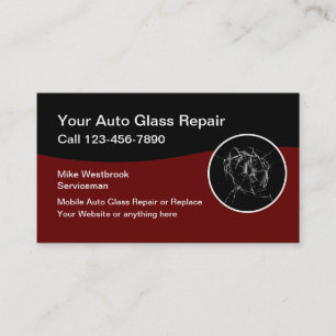 Reparatie van mobiele autowrakken visitekaartje