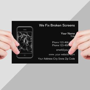 Reparatie van mobiele telefoons en apparaten visitekaartje