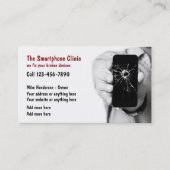 Reparatie van mobiele telefoons visitekaartje (Voorkant)