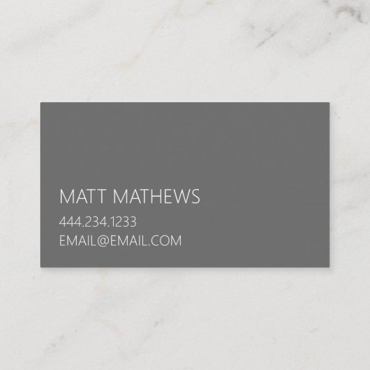 Reparatie van toestellen  visitekaartje (Achterkant)