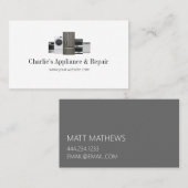 Reparatie van toestellen  visitekaartje (Voorkant / Achterkant)