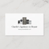 Reparatie van toestellen  visitekaartje (Voorkant)