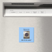 Reparatie - wasmachine service label magneet (Insitu (Vaatwasser))