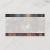 Reparatieapparatuur | materiaal van houtmetaal visitekaartje (Achterkant)