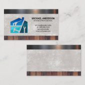 Reparatieapparatuur | materiaal van houtmetaal visitekaartje (Voorkant / Achterkant)