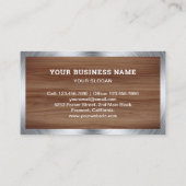 Reparatieapparatuur voor bruinhout — Handyman — el Visitekaartje (Achterkant)