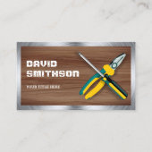 Reparatieapparatuur voor bruinhout — Handyman — el Visitekaartje (Voorkant)