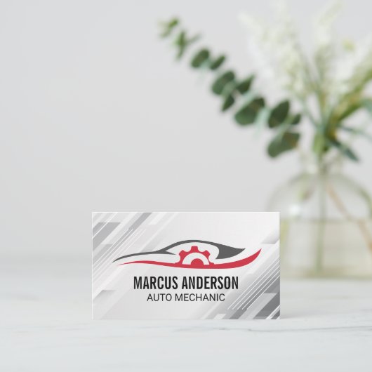 Reparatiebedrijf voor auto's | Auto-onderdelen Visitekaartje (Staand voorkant)