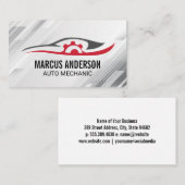 Reparatiebedrijf voor auto's | Auto-onderdelen Visitekaartje (Voorkant / Achterkant)