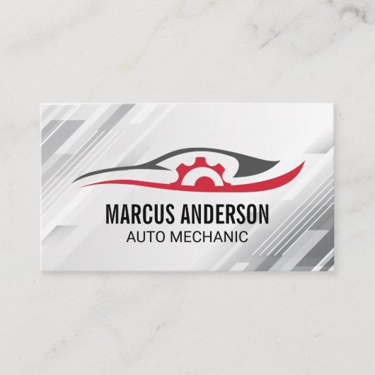 Reparatiebedrijf voor auto's | Auto-onderdelen Visitekaartje (Voorkant)