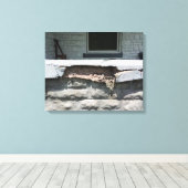 Reparatiebehoeftig Canvas Afdruk (Insitu (Houten vloer))
